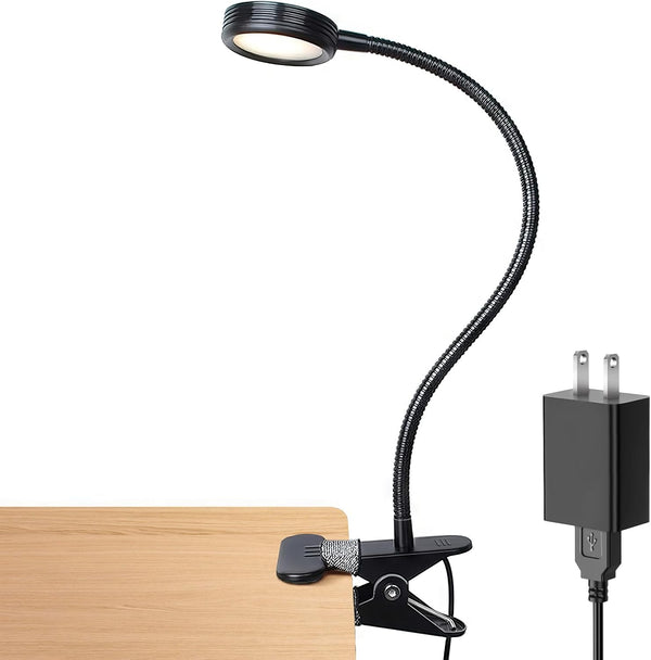 LEPOWER Clip on Light/Reading Lights/Book Light/Desk Lamp Color Changeable/Night Lights Clip on