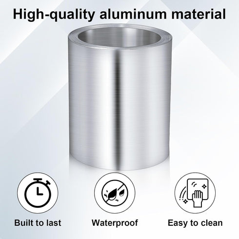 1 Roll Aluminum Flashing Roll for Sealing Windows, Doors, Siding, Roofing Stains, 4" x 20'