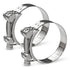 AKIHISA 2 Pack T-Bolt Hose Clamp, 149-161mm ID Range, 304 Stainless Steel Heavy Duty Pipe Clamp