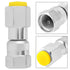 Hydraulic Test Adapter G1/4 for Lab Pumps, M16x2 Thread Pressure Test Point Coupling for Hydraulic System Detection