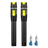 2PC 50km Visual Fault Locator Fiber Optic Tester with 2pc Singlemode 9/125µm FC Male to LC Female Adapter