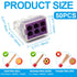 50pcs 6 Port Push-in Electrical Wire Connector, PCT-106 for 18-12 AWG Solid Stranded Wires