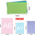 TFLFL 3x5 Inch, 1200PCS 8 Index Paper Cards Flash Cards, Thin Note Cards Paper Colors Ruled Index Cards, Assorted Lined