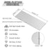 PATIKIL A36 Steel for Knife Making Steel, 4" x 1-1/2" x 1/8" Hot Rolled Steel Flat Bar for DIY Blank Sheet Metal, Professional and Hobbyist Use