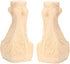 Zerodis Wood Table Leg, 2PCS Rubber Wood Furniture Leg Replacement with Exquisite