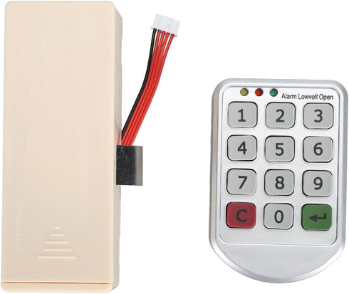 Keyless Digital for Cabinets & Furniture PIN Entry, Compact Design for Wardrobes, Shoe Racks, Nightstands No Keys
