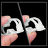 uxcell 5pcs Plastic Tubing Clamps, 3/16"-5/16" Tube OD Adjustable Hose Clamp for Laboratory Pinch Valve Flow Control