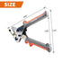 Grommet Tool Kit, Eyelet Tool Multi-Purpose Handheld Manual Hole Punch Press Plier Crimper with Metal Grommets