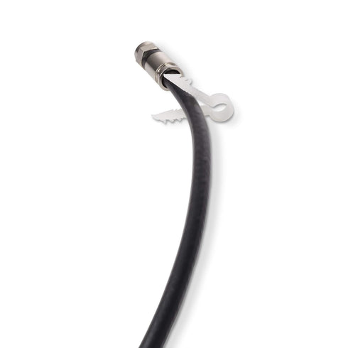 THE CIMPLE CO Stucco and Drywall Cable Clips, Push-in Masonry Anchors for Coaxial and Ethernet Cables