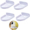 Nokiils 4 Pcs Security Camera Wall Mount, Baby Monitor Wall Mount, Adhesive Small