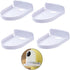 Nokiils 4 Pcs Security Camera Wall Mount, Baby Monitor Wall Mount, Adhesive Small