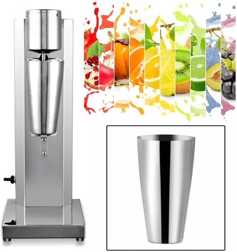 Qgnaewnoyj Commercial 180W 18000RPM, Milkshake Maker | Stainless Steel Drink Mixer for Smoothies, Malt, Milk Tea Ideal