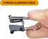 Metal Small Binder Clips, 50 Pack 3/4 Inch Paper Clamps for Office Supplies, Mini Black Clips