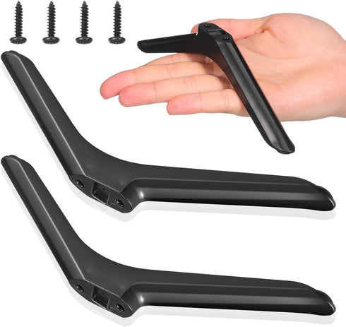 SHINEOFI 32inch Universal TV Stand Legs with Screws Tabletop TV Stand Mount Legs Replacement for Smart Tvs TV Pedestal