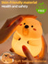 KidoYean 3 Dimmable Cute Groundhog Night Light, Squishy Groundhog Novelty Animal Lamp, Level Nursery Nightlight