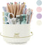 SKYDUE 360 Degree Rotating Desk Organizer, Dual-Purpose Pencil Pen Holder with 5 Slots for Office, School, Home Decor