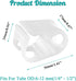 Adjustable Tube Clamp for 1/4" - 1/2" Plastic Tubing, Laboratory Pinch Valve Flow Control Hose Clamp - Pack of 5