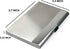 SunplusTrade Business Card Holder for Men and Women, Slim Stainless Steel Case, Fits 18 Cards