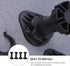 4pcs 100-120mm, Adjustable Black Plastic Sofa Legs Fastening, Thickened Furniture Support Feet for Cabinets, Tea