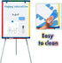 Magnetic Easel for Kids, Height Adjustable Dry-Erase Board and Whiteboard, Perfect for Art Activities, 24-39" Flipchart