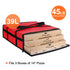 20" 20" 6" Commercial 1Pk CIVJET Insulated Pizza Delivery Bag for Carry Hot, x x Carrier Warmer, Insulated Food