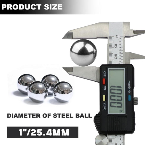 12pcs 1" 25.4mm Chrome Steel Bearing Balls Steel Ball Precision Bearings