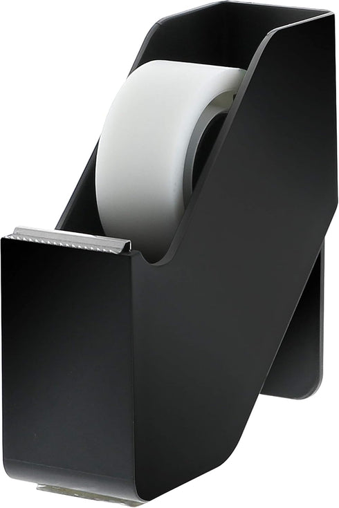 Bostitch Office Konnect Tape Dispenser with Premium Single-sided Tape, Sticks to Desk, Black (KT-TAPE-BLK)