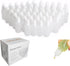 Eldwivz Plastic Eye Dropper Bottle, 50 pcs 10 ml Empty Small Squeeze Bottles for Oil and Liquid