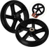 2pcs Unomor Heavy Duty Laundry Cart Wheels Rolling Shopping Cart Wheel Replacement