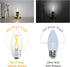 Dimmable E26 Bulb 25 5000K, 120V 200LM, 2W B11 Bulbs 4 Pack LED Candelabra Watt Equivalent, Daylight White Chandelier