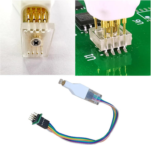YWLUUOO SOP8 Programming Chip Download Burn Write Probe Spring Needle Chip Burners Cable Clip Cord Firmware