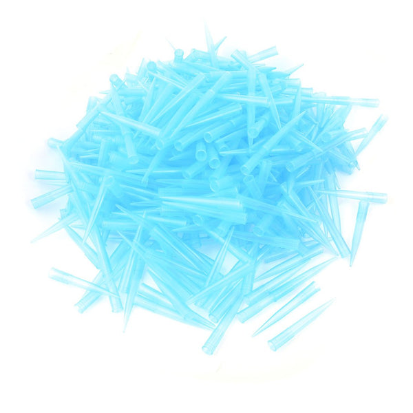 uxcell Laboratory Clear Blue Plastic Fine Tip Pipette Tips, 1000ul, 1ml, 500 Pcs