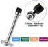 Door Stopper, 5 Inch Stainless Steel Brushed Satin Nickel Doorstop, Modern Mute Wall Mount Door Holder