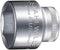 Stahlwille 2110022 456 22mm Hex Socket, 10mm (3/8") Square Drive, Chrome Plated, Thin-Walled Design, Made in Germany