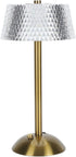 Dimmable 3 Zerodis Crystal Table Lamp Cordless LED Desk Lamp with Touch Control, Color Changing, Rechargeable Battery