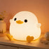 FAMIDUO Duck Night Light, Cute DoDo Duck Lamp, Squishy Silicone Dimmable Bedside
