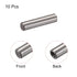 uxcell M3 10pcs 5x20mm Internal Thread Dowel Pin Chamfering Flat Carbon Steel Cylindrical Pin Bed Bookshelf Metal