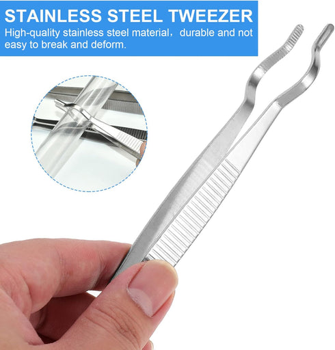 Stainless Steel Test Tube Clamp, Laboratory Ring Test Tube Holders Clip, 7.86X0.98X0.47inch