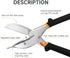 TOWOT Multi Angle Trim Cutter Miter Shears, Adjustable 45 to 135 Degree, Safety Lock Hand Tools for Cutting