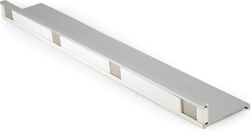 Sleek Silver Magnetic Marker Tray for Dry Erase Boards