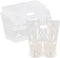 SEUNMUK 500 Pack 13 11 Inch Drinking Bag, 2 Cup Plastic Drink