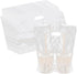 SEUNMUK 500 Pack 13 11 Inch Drinking Bag, 2 Cup Plastic Drink
