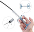 Flexible Grabber Claw Pick Up Tool, 24 Inch 4 Claws Stainless Steel Sewer Cleaning Hook for Sink Unclogging