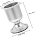 4pcs Set KICHOUSE Aluminum Alloy Replacement Legs for Sofa and Side Table, Oval Silver Sofa Feet Support for Furniture