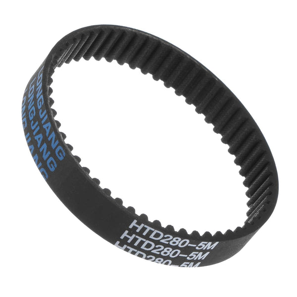 HTD5M-280 Close Loop Pulley Timing Belt: 280mm Length x 15mm Width, High Torque Rubber Belt for 3D Printers