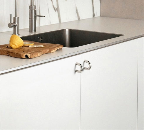 SMOKT 1Pcs 32mm) White Furniture Handles Wardrobe Room Cupboard Cloakroom Bedside Cabinet Handle Bedroom Accessories