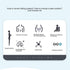 TOPINCN Lumbar Back Support Chair, Petal Shape Waist Protection Chair Ergonomic for Posture Corrector Back Pain Relief