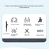 Yoidesu Lumbar Support Posture Corrector Chair, Back and Lumbar Support Memory Foam and PP Materials, Petal Shape Waist