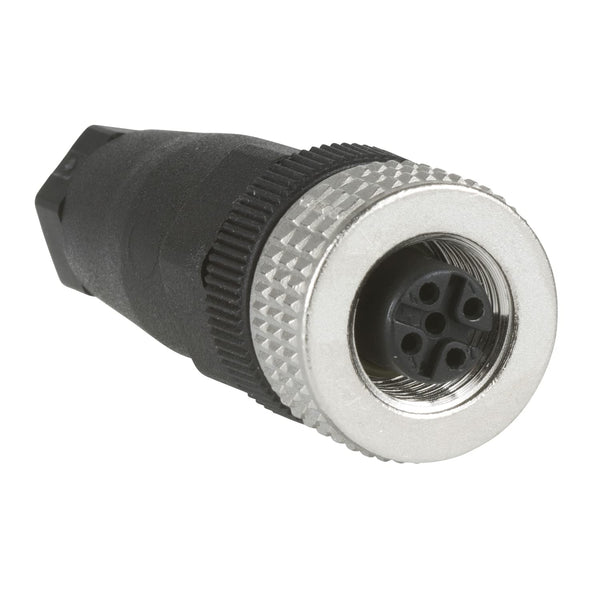 XZCC12FDM40B Female Connector, Straight, M12, 4 Pins, PG 7 Cable Gland
