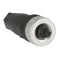 XZCC12FDM40B Female Connector, Straight, M12, 4 Pins, PG 7 Cable Gland